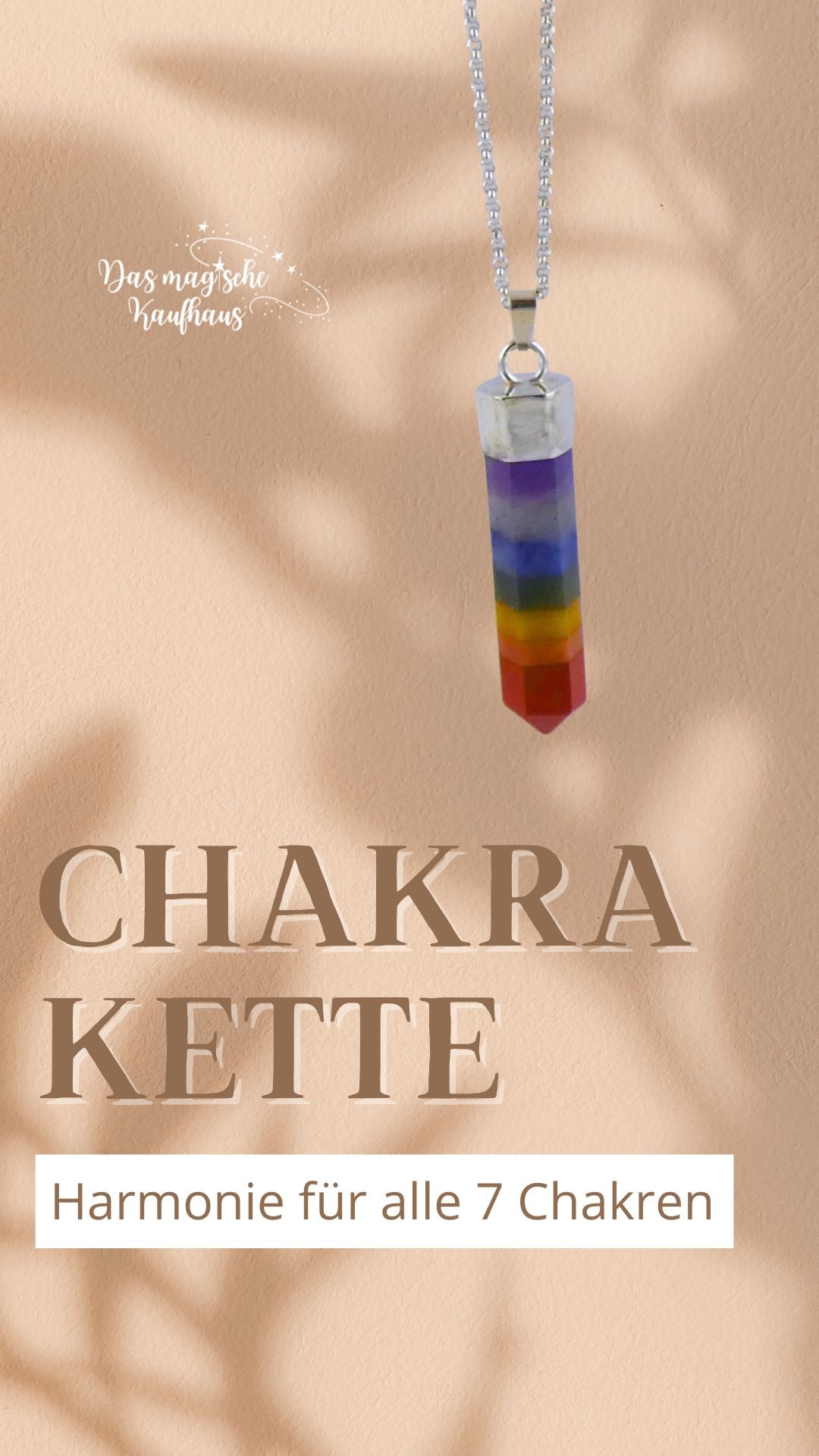 Chakra-Kette aus Edelsteinen & 925 Silber – Harmonie für alle 7 Chakren