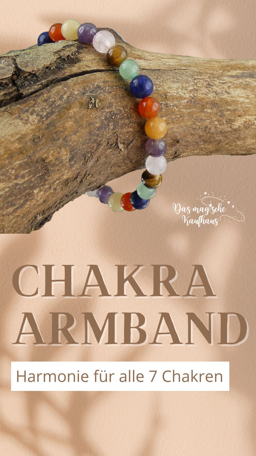 Chakra-Armband | Handgemachter Schmuck mit echten Edelsteinen | Harmonie von Körper, Geist & Seele
