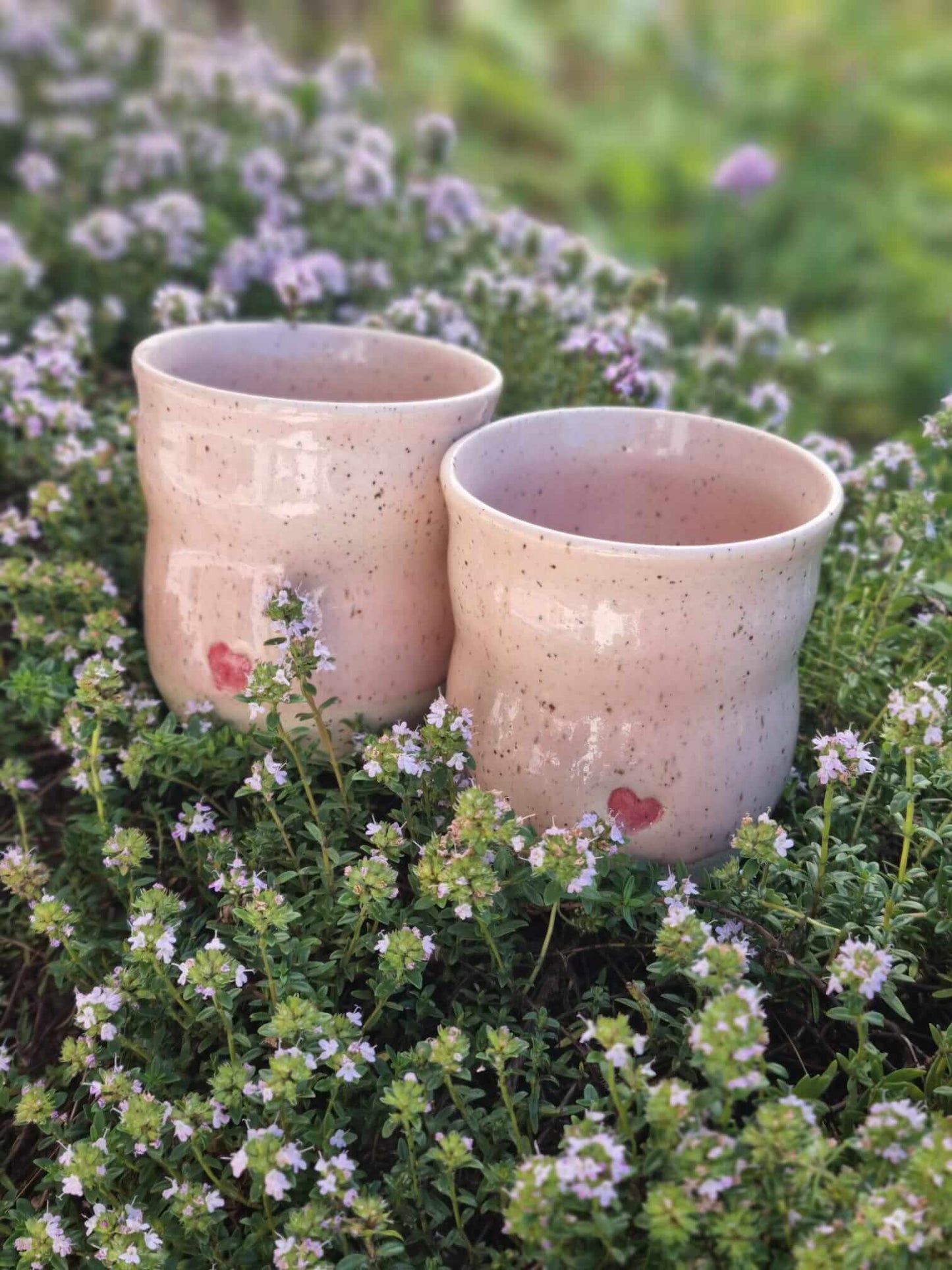 Handgefertigte Keramiktasse für Kakaorituale, Zeremonien & Meditation – mit spirituellem Design, ideal für achtsame Rituale