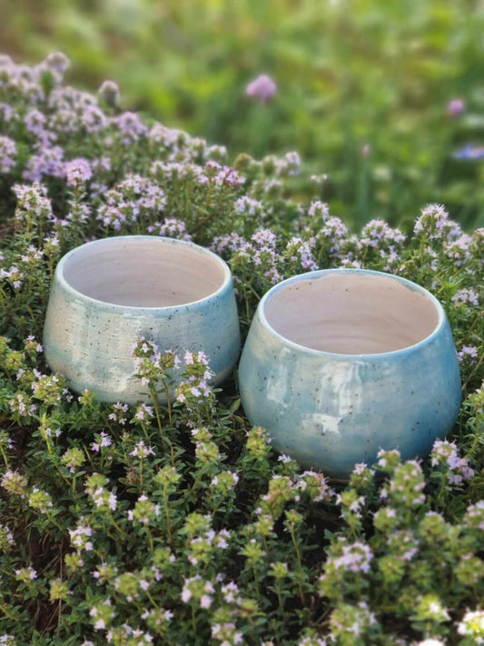 Kakaoritual-Tassen Set (2 Stück, Larimar Blau)