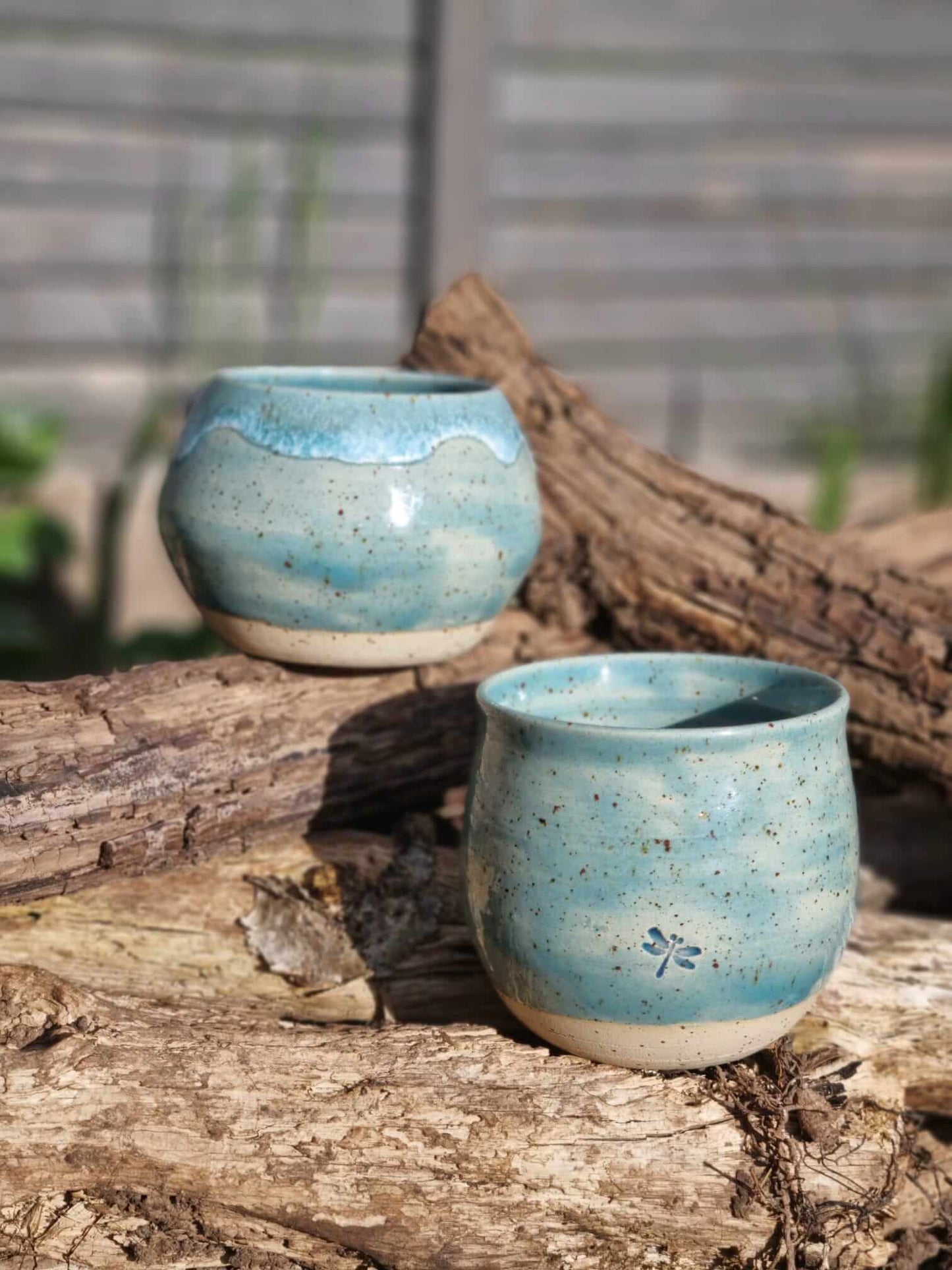Handgefertigte Keramiktasse für Kakaorituale, Zeremonien & Meditation – mit spirituellem Design, ideal für achtsame Rituale