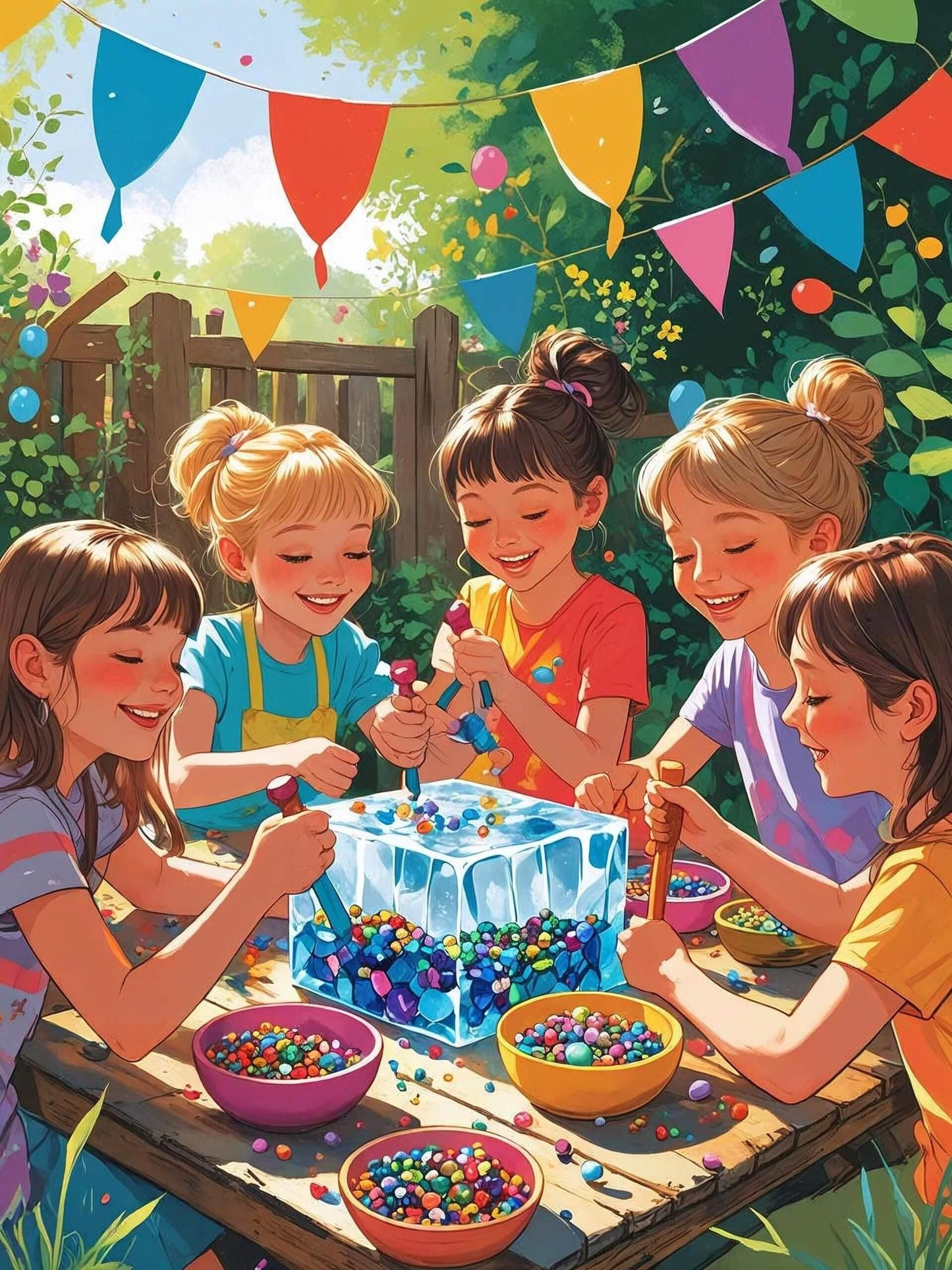 Perlenparty – Dein kreativer Kindergeburtstag mit funkelnden Edelsteinen! ✨