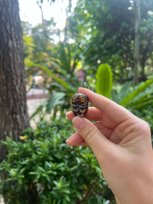 Krafttier_Eule-Weisheit_Intuition_Transformation-Seelenpartner-rund-dunkel