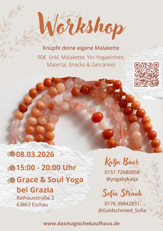 ✨ Mala-Ketten Workshop – Gestalte deine persönliche Kraftkette ✨
